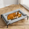 Elevated Pet Bed Breathable Mesh Cooling Pet Puppy Sofa Bed Waterproof Dog Cot Outdoor Dog & Cat Sleep Camping Bed with Pillow