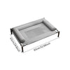 Elevated Pet Bed Breathable Mesh Cooling Pet Puppy Sofa Bed Waterproof Dog Cot Outdoor Dog & Cat Sleep Camping Bed with Pillow