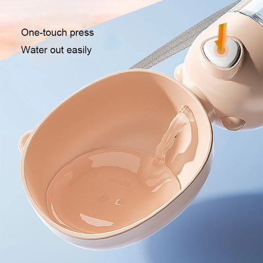 NONOR Dog Water Cup Pet Portable Water Bottle Dog Cat Travel Pet Water Bowl With Food Dispenser Pet Dog Supplies