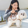 Multifunctional Double Shoulder Dog Carrier Backpack Adjustable Washable Pet Strap Artifact Breathable Dog Outing Bag For Pet