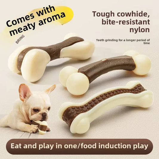 Yite Pet Eating and Playing Series Nylon Snacks Reward Teeth Grinding Bone Solitary Bite Resistant Stick Pet Toy