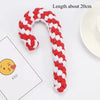 Christmas Dog Toy Pet Cotton Rope Knot Interactive Dog Toys Ball for Puppy Chihuahua Large Dogs Toothbrush Chew Dog Accessories