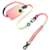 Pet Leash Explosion-Proof Waist Bag Portable Dog Running Reflective Leash