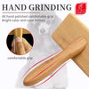 Fenice Wooden Dogs and Cats Slicker Brush for Removing Mats Tangles and Loose Hair Pet Grooming Comb for Long or Short Hair Dogs