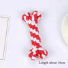Christmas Dog Toy Pet Cotton Rope Knot Interactive Dog Toys Ball for Puppy Chihuahua Large Dogs Toothbrush Chew Dog Accessories