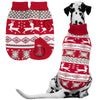 Christmas Dog Sweater Medium Large Dogs Reindeer Snowflake Knitted Sweater Xmas Holiday Pet Clothes Turtleneck Knitwear Pullover