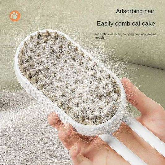 NONOR Cat Steam Brush Steamy Dog Brush 3 in 1 Electric Spray Cat Hair Brushes for Massage Pet Grooming Comb Hair Removal Combs