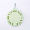 Pet Portable Foldable Bowl for Outdoor, Hanging Pet Drinking Water Feeding Silicone Bowl, Can be Used for Cats and Dogs