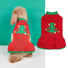 Christmas Pet Sweater for Dogs Cats Gingerbread Man Snowflake Knitted Xmas Jumper, Antler Hoodie with Belt, Warm Festive Costume