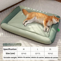 Four Season Square Dog Bed for Large Dog Mattress Thickened Dog Bed Oxford Fabric Waterproof Sofa Pet Dog Supplies