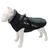 Waterproof Large Dog Clothes Winter Dog Coat With Harness Furry Collar Warm Pet Clothing Big Dog Jacket Labrador Bulldog Costume