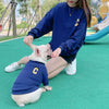 The New  Pet Clothes  Dog Costume Embroidery Crew Neck Parent-child Wear Spring and Autumn Pure Cotton Three Colors Seven Sizes