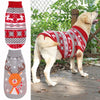 Christmas Dog Sweater Medium Large Dogs Reindeer Snowflake Knitted Sweater Xmas Holiday Pet Clothes Turtleneck Knitwear Pullover